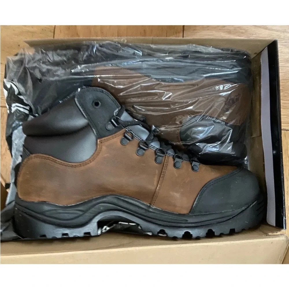 Mack Ranger Lace-Up Safety Rocky Brown Boots Size US 13 AUS/UK 12 EU 46
